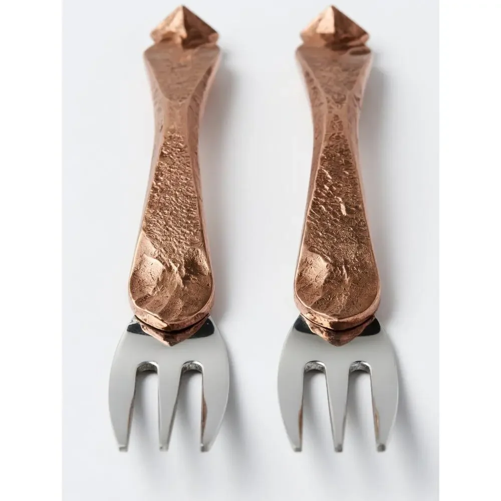 BKP Fine Silver & Flatware Appetizer / Cocktail Forks – Set of 4 in Gift Box